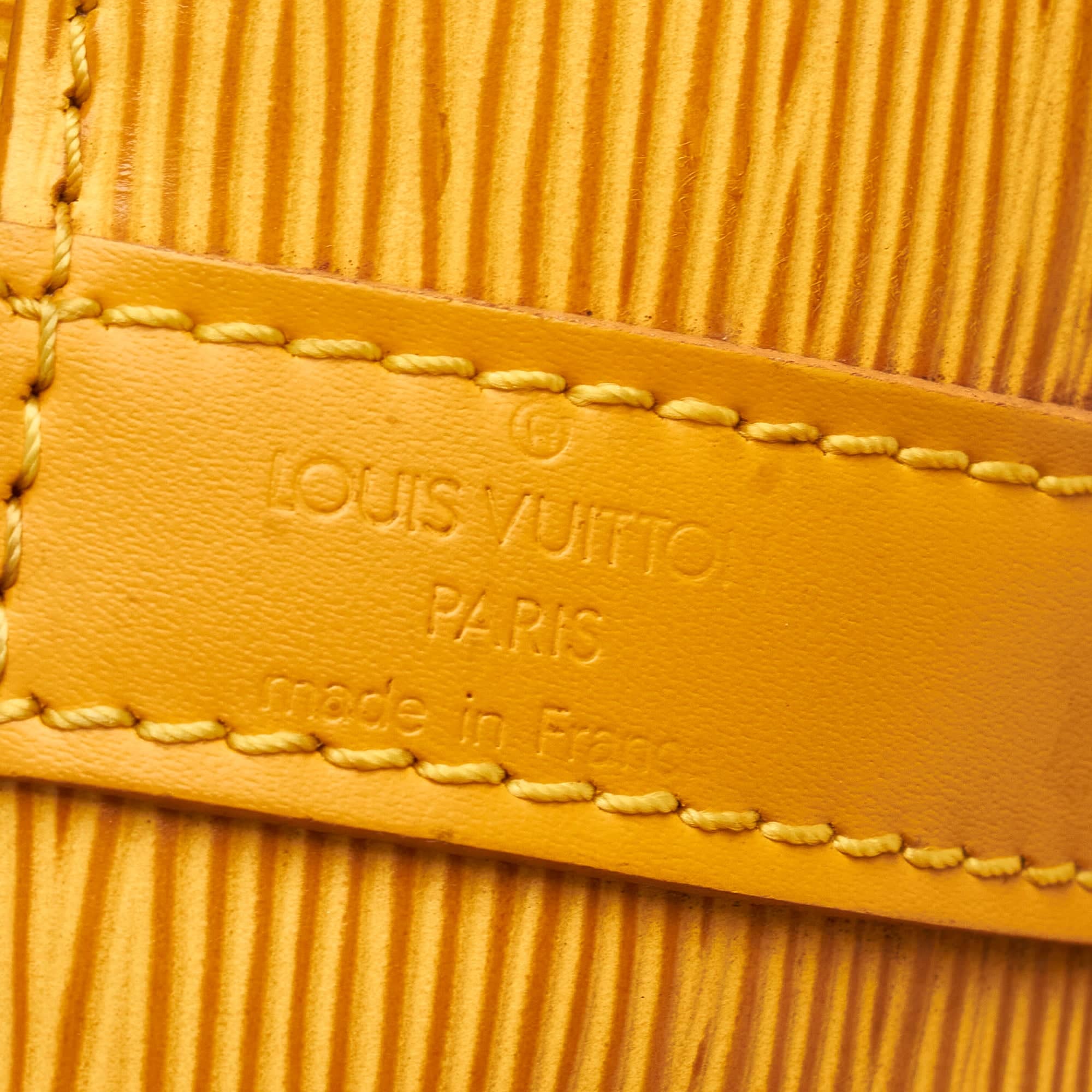 Louis Vuitton Petit Noé Yellow Epi
