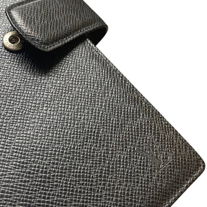 Louis Vuitton Filofax Black Taiga Leather - Secondhandbags AG