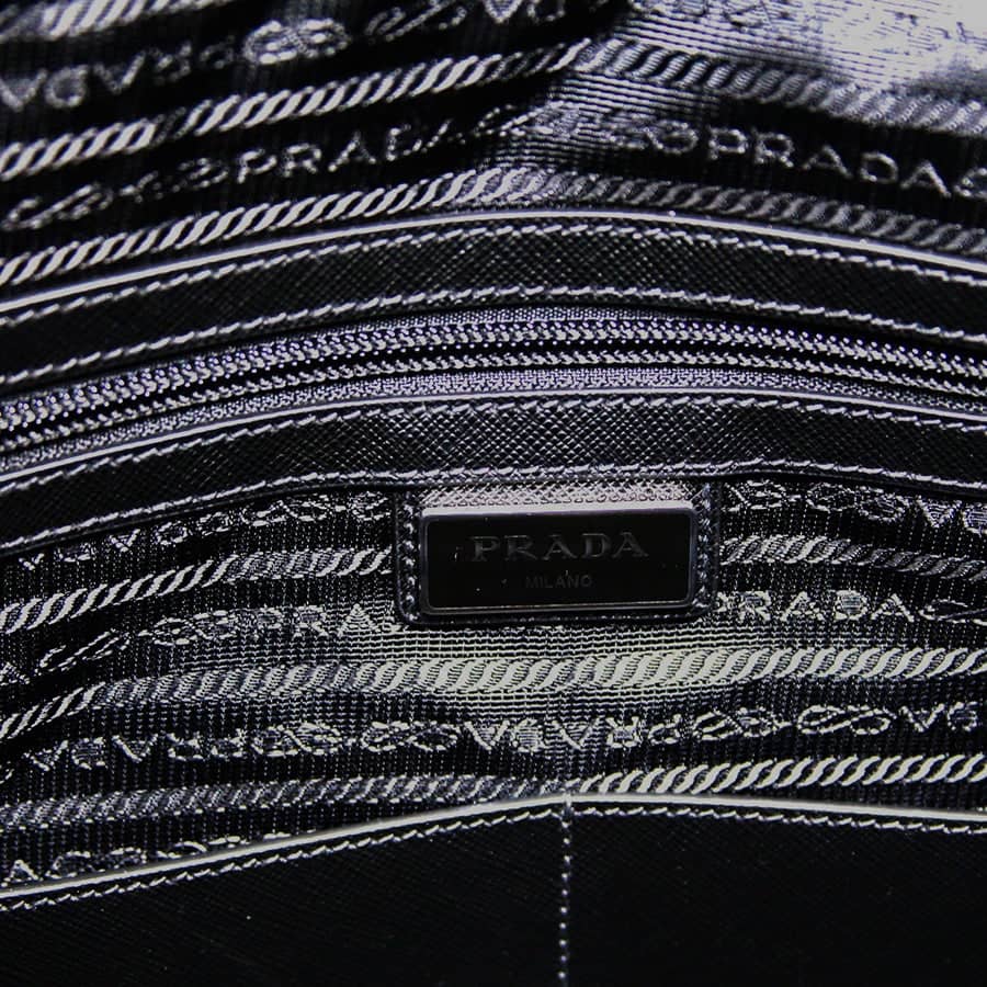 Prada Briefcase Black Nylon - Secondhandbags AG